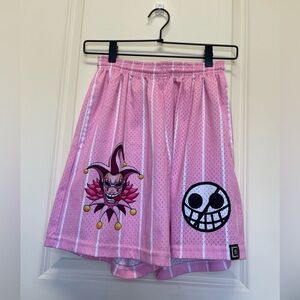 Some Slight Clothing One Piece Anime Mesh Shorts - Men’s Size Medium